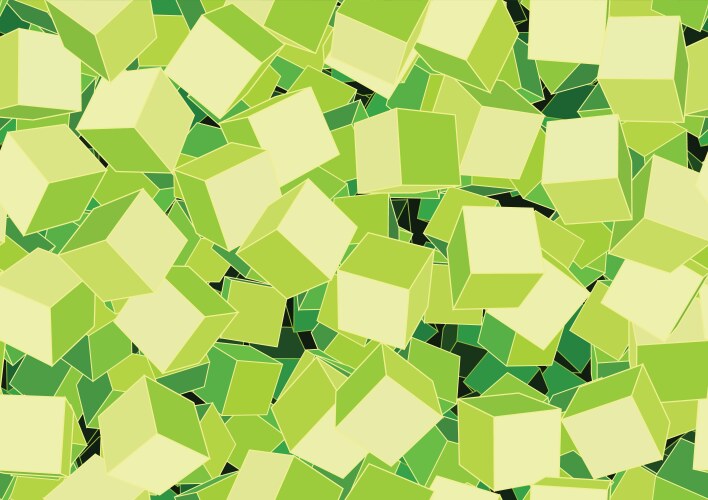 Funky cubes vector image