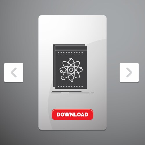 Api application developer platform science glyph vektorbild
