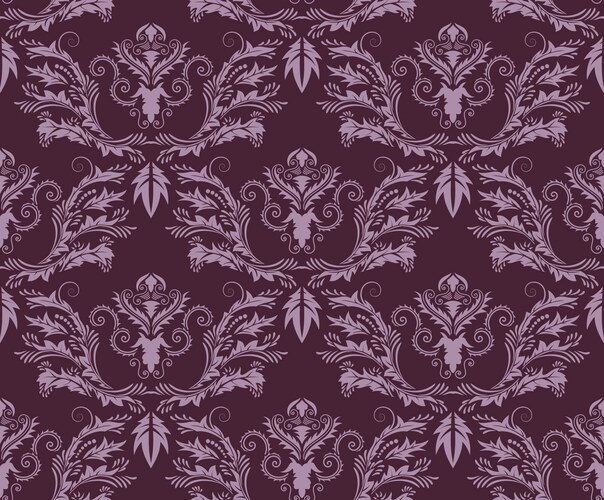 Roses damask Royalty Free Vector Image - VectorStock