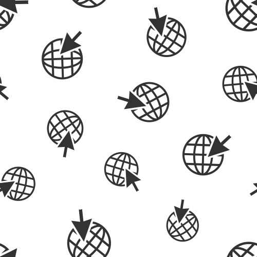 Go to web seamless pattern background icon vector image