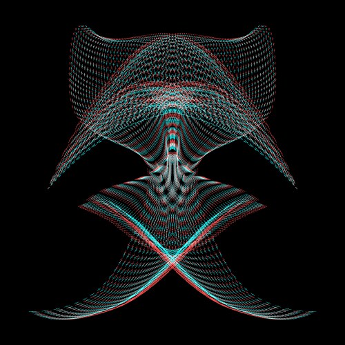 Shape Distorted Vector Distorted grid shapes isolated retrofuturistic Vector Image