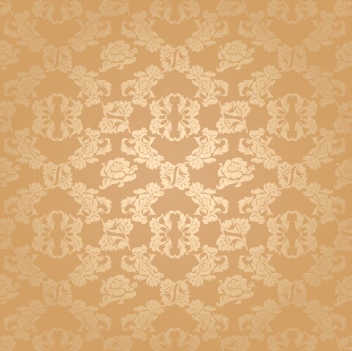 Seamless gold pattern with art ornament Royalty Free Vector