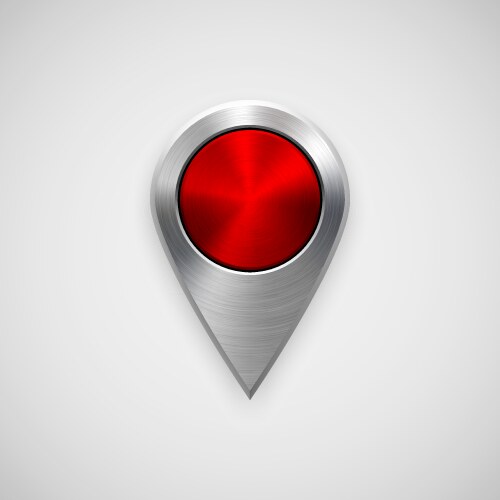 Technology gps map pointer vector image