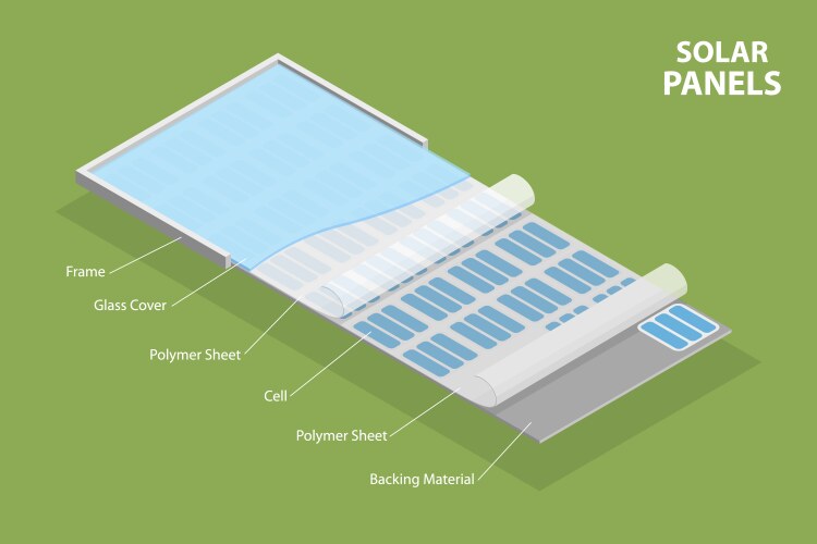 3d isometric flat conceptual vector image