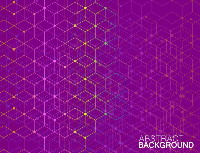 Abstract geometric background with cubes – Royalty-Free Vector ...
