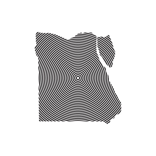 Black White Egypt Outline Map Vector Images (over 270)