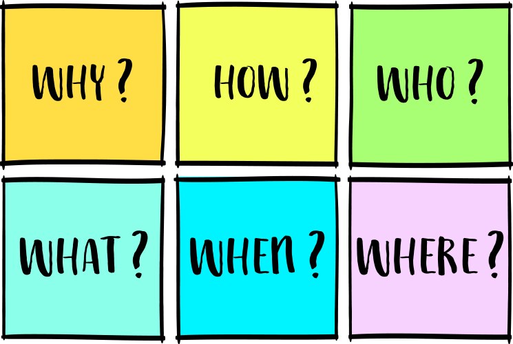 What Where When Vector Images (over 160)