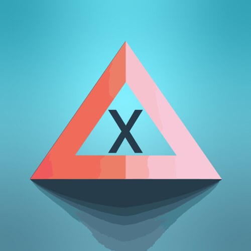 Software support platform filled gradient initial vector image