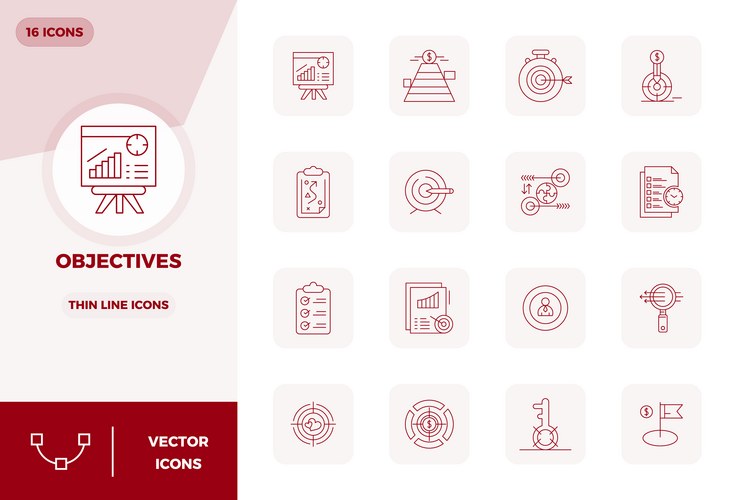 Objectives Vector Images & Graphics for Commercial Use | VectorStock