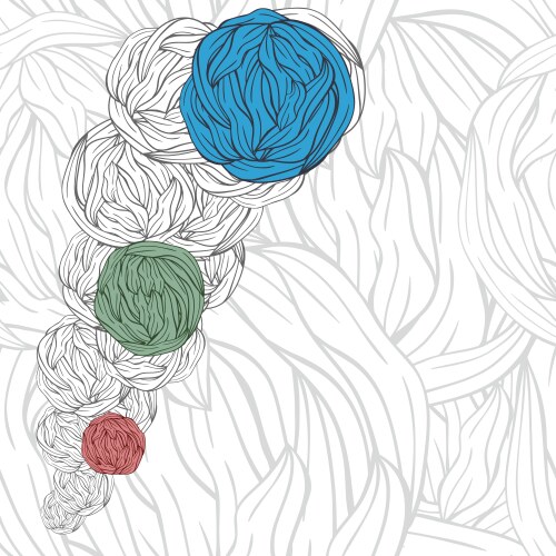 Seamless Tangle Pattern Vector Image