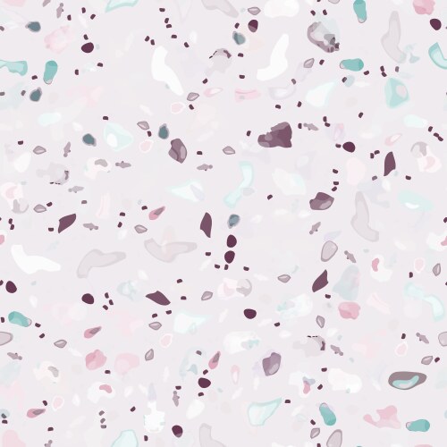 Terrazzo flooring seamless pattern Royalty Free Vector Image