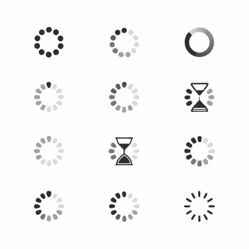 Loading Spinner Icon – Royalty-Free Vector | VectorStock