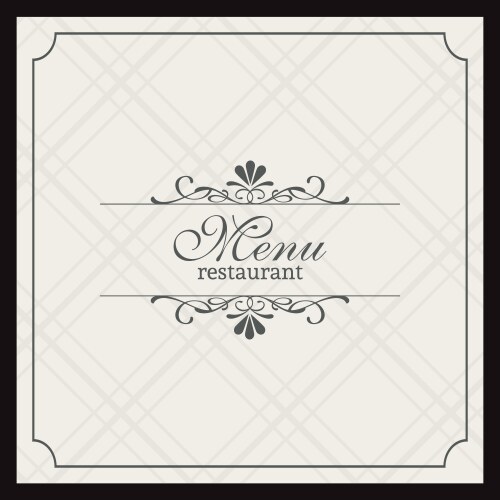 Abstract menu background with some special objects vector image
