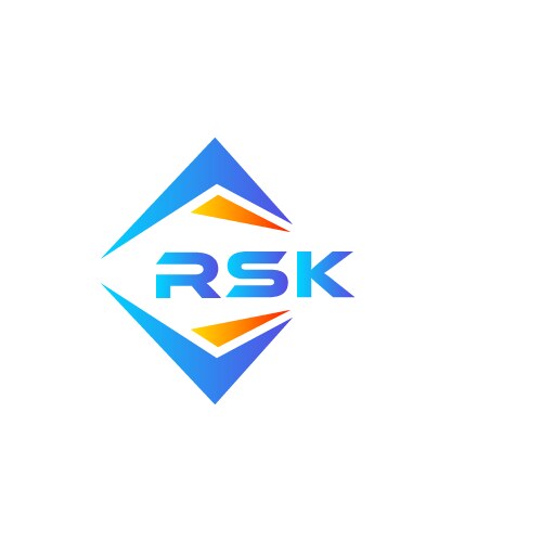 Rsk Logo Rsk Circle Letter Logo Design Royalty Free Vector Image