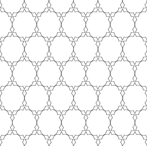Delicate pattern in islamic style Royalty Free Vector Image