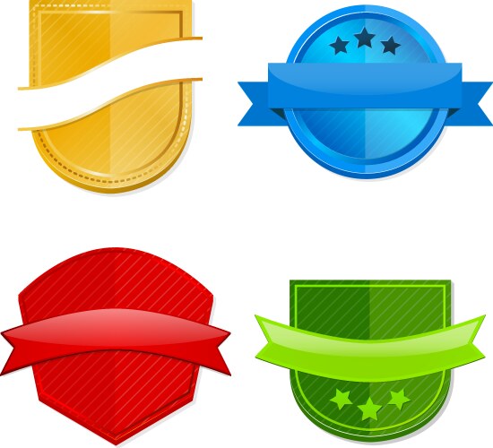 Badges Royalty Free Vector Image - VectorStock