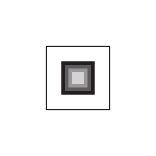 Minimal abstract shape isolated geometric object vector image