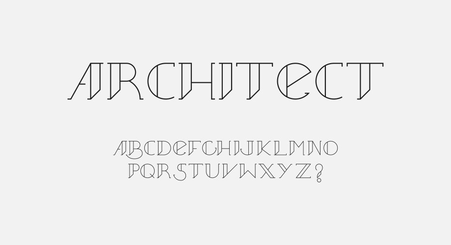 Elegant alphabet letters font classic design Vector Image