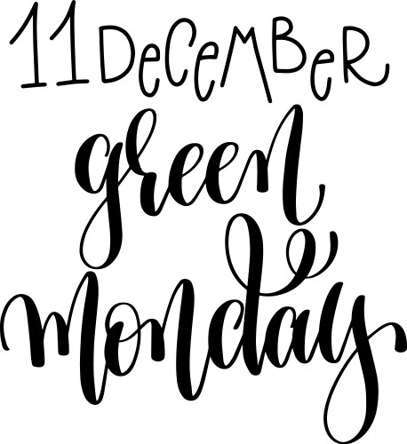 Monday Hand Lettering Vector Images (over 1,400)