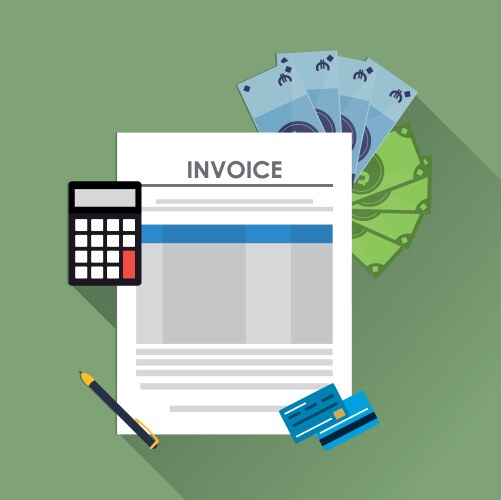 Invoice & Finance Concept – Royalty-Free Vector | VectorStock