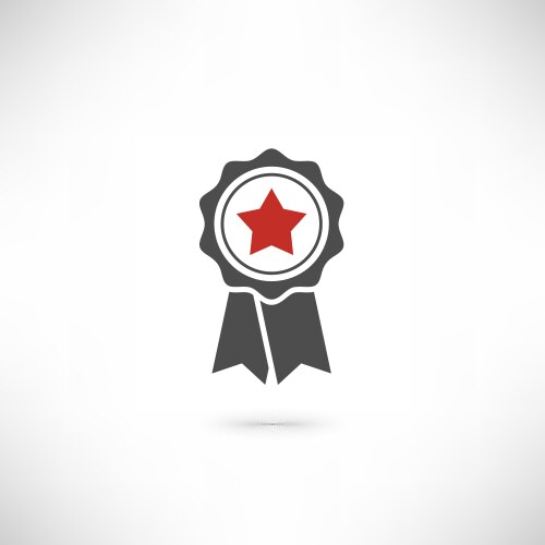 Modern red rising star certificate Royalty Free Vector Image