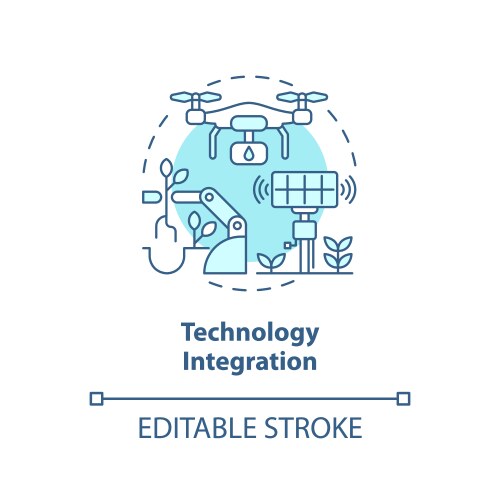 Biomarkers concept icon Royalty Free Vector Image