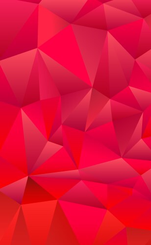 Abstract red gradient triangles different vector image