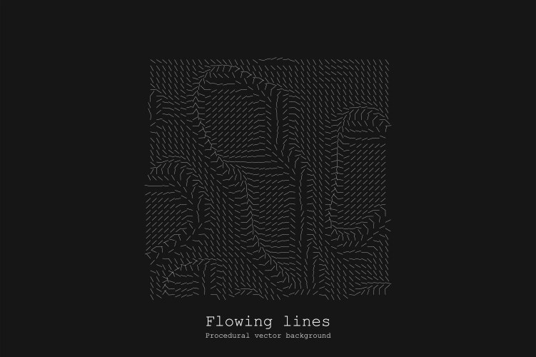 Abstract line matrix pattern noise flow dynamic vector image