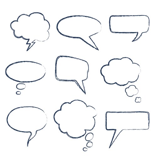 Talking bubble Royalty Free Vector Image - VectorStock