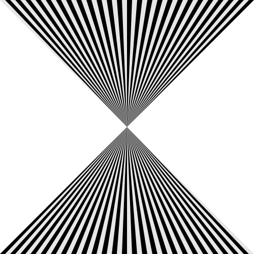 Pointed angular shapes with alternating fill vector image