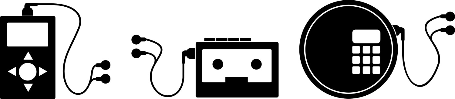 music device vector image