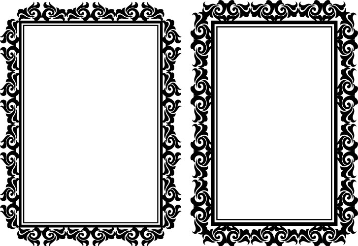 Frame rectangular Royalty Free Vector Image - VectorStock