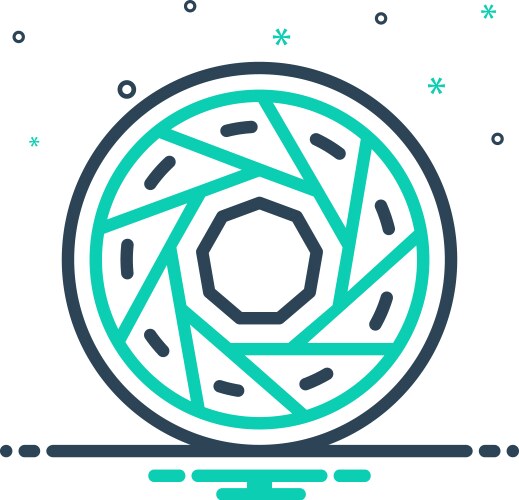 Aperture Royalty Free Vector Image - VectorStock