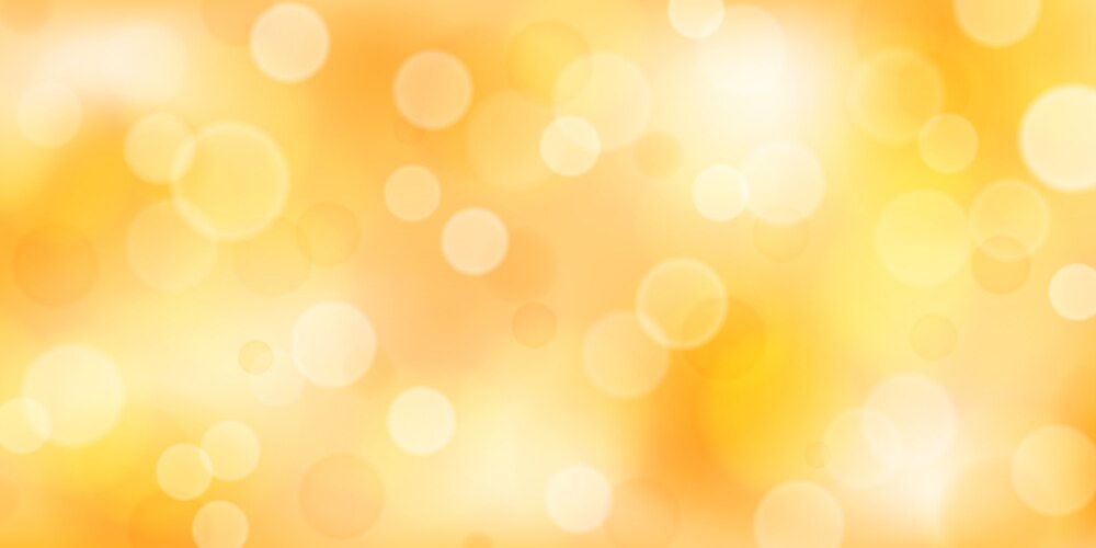 Abstract bokeh background orange and yellow Vector Image
