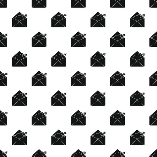 Hacking e-mail pattern simple style vector image