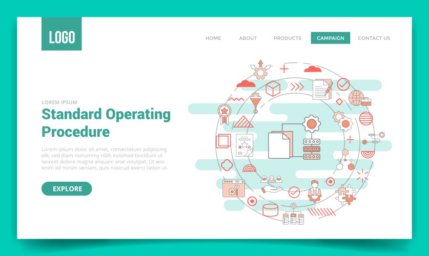 Standard operating procedure Vector Images & Graphics for Commercial ...