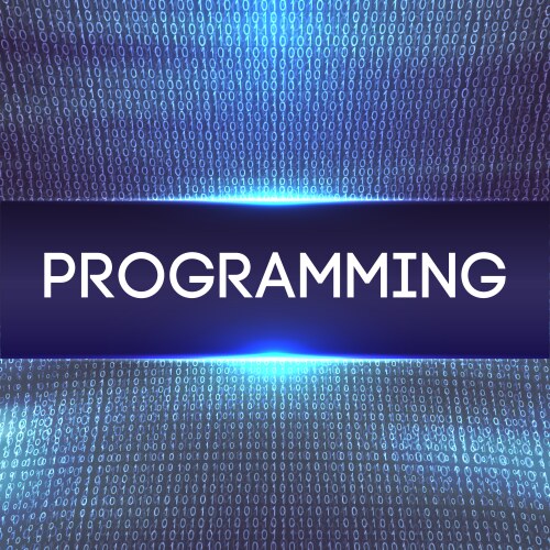 Abstract Programming Code Background vektorbild