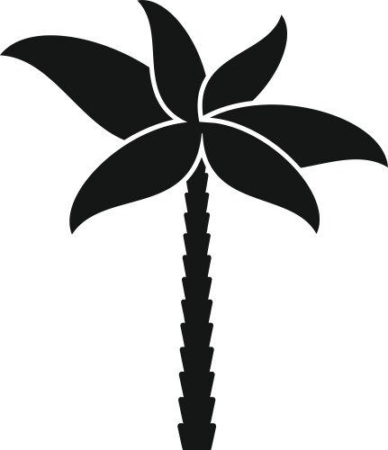 Palm icon simple coconut tree – Royalty-Free Vector | VectorStock
