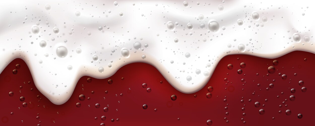 Beer Foam Bubbles Background Royalty Free Vector Image