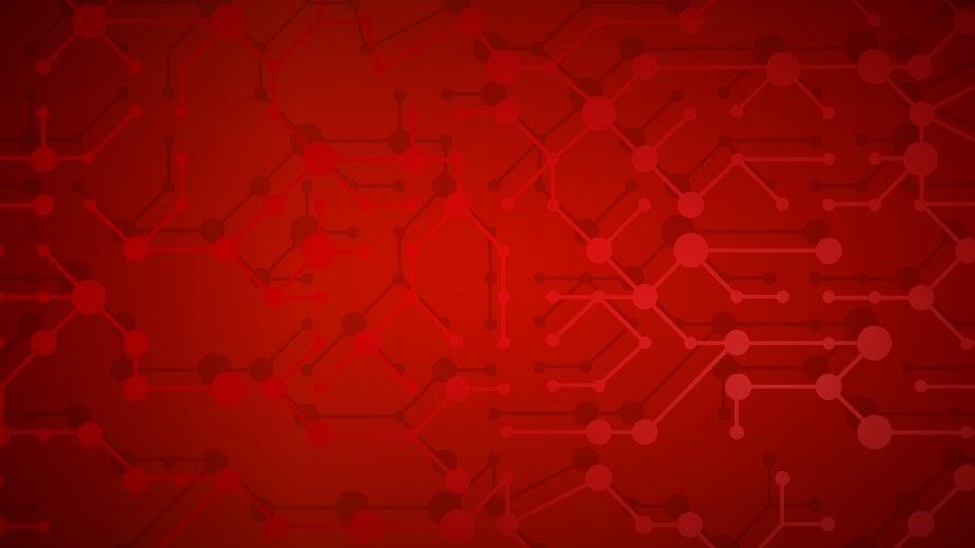 Abstract background of connecting lines and dots vector image