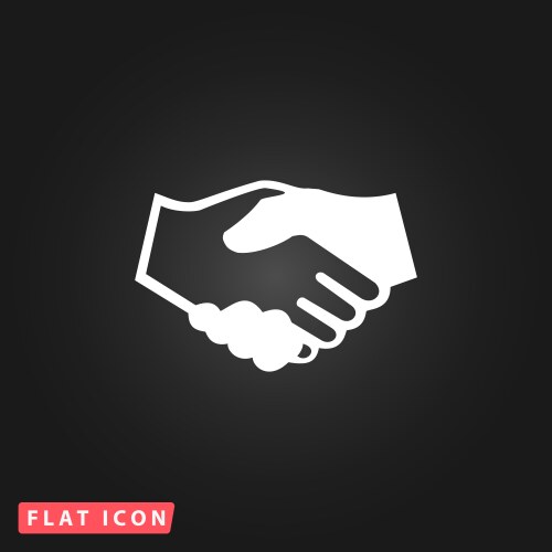 Handshake background for business and finance Vector Image
