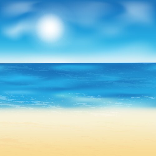 Summer beach background Royalty Free Vector Image