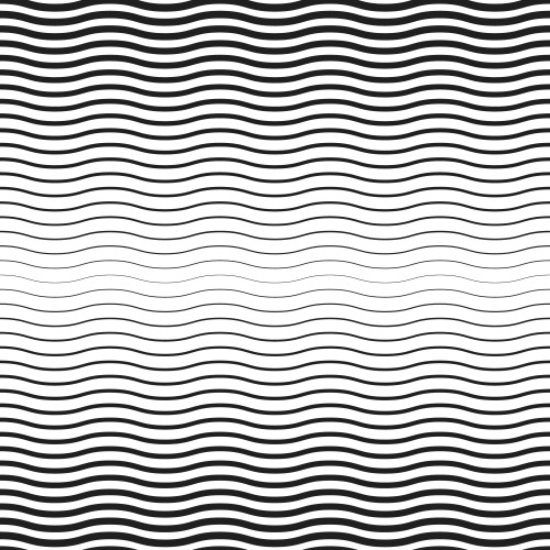 Seamless wavy line pattern Royalty Free Vector Image