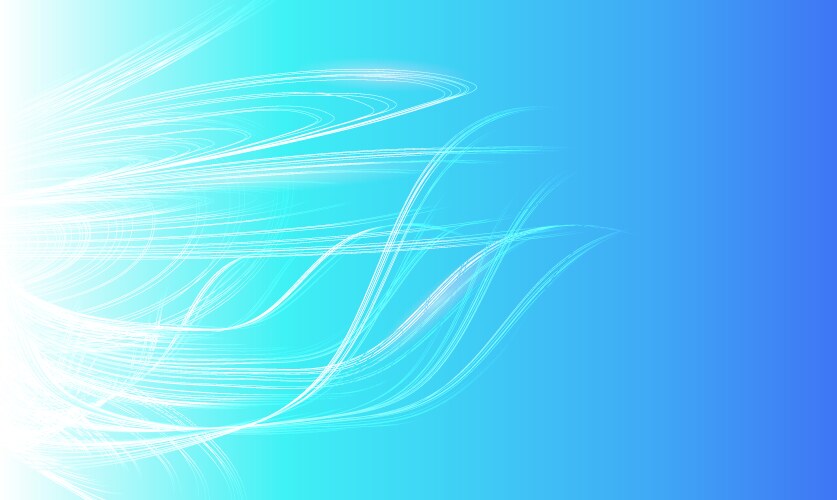 Abstract wave with moving dots flow of particles vector image