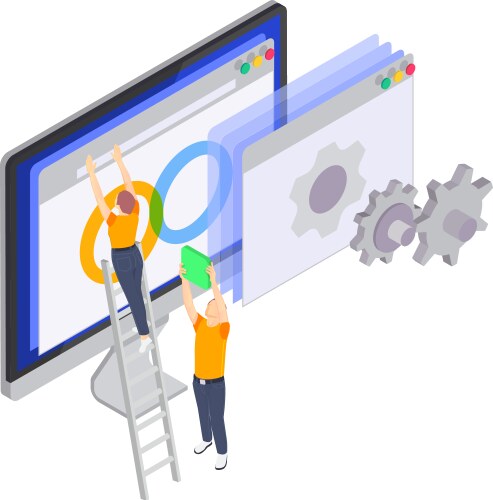 computer window coding composition vector