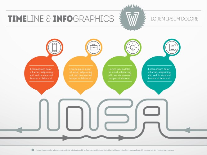 How to create a creative idea - web template vector image