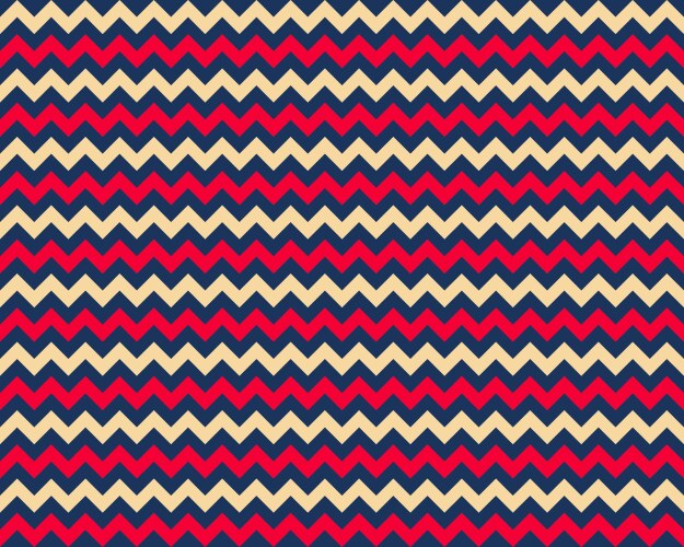 Zigzag pattern seamless zig zag background color vektorbild