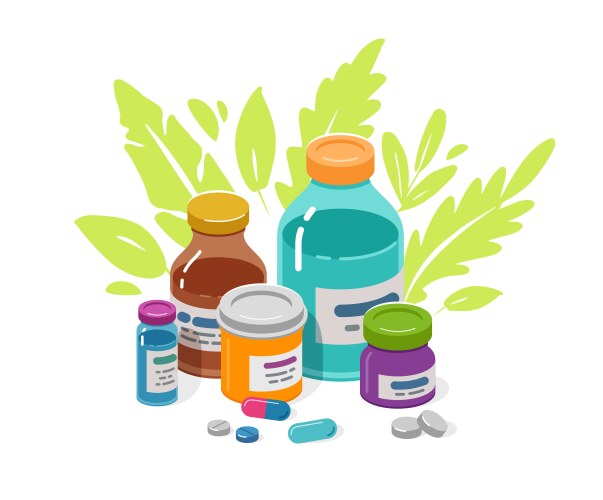 Antibiotics Bottle Clipart