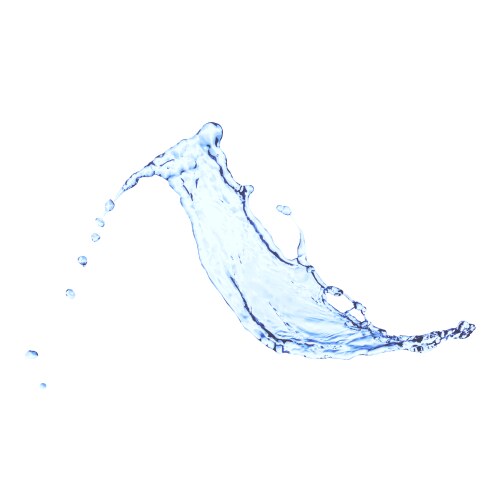 Blue Water Splash vector image