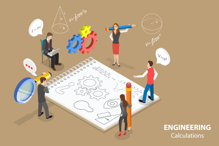 Stem education isometric poster Royalty Free Vector Image